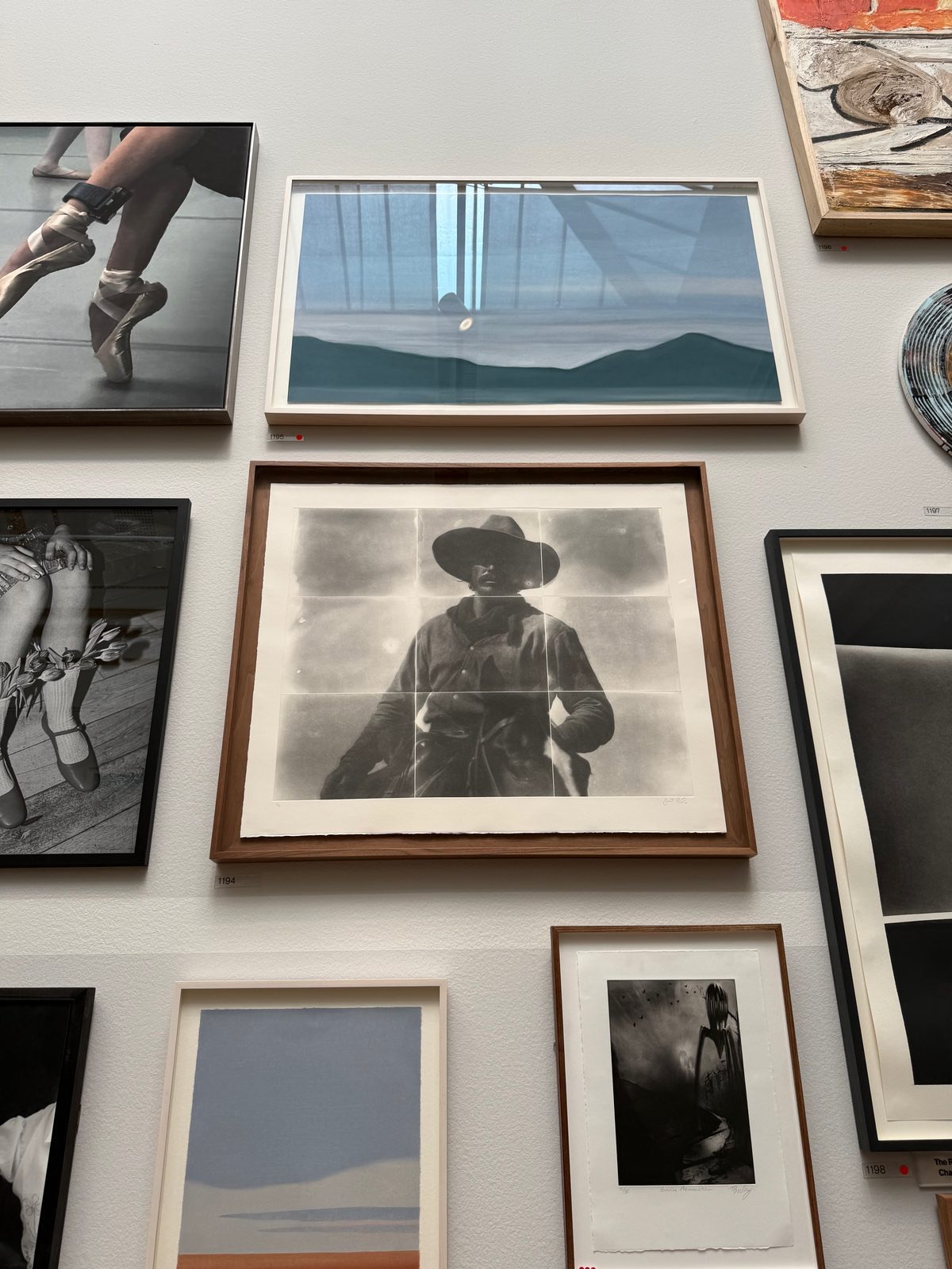 A photogravure by Baud Postma made from an AI-generated image of a cowboy.